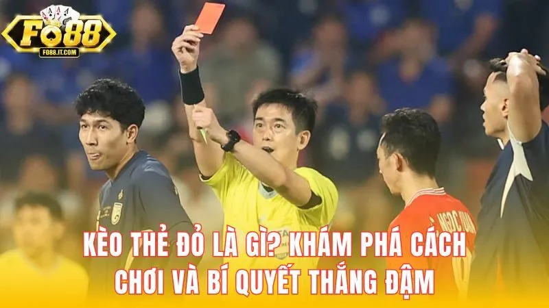 Tìm hiểu những hình thức cược phổ biến trong kèo thẻ đỏ là gì?